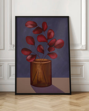 Autumn vase Poster