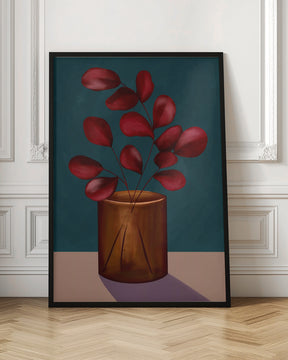 Autumn vase Poster