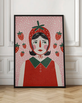 Strawberry Girl Poster