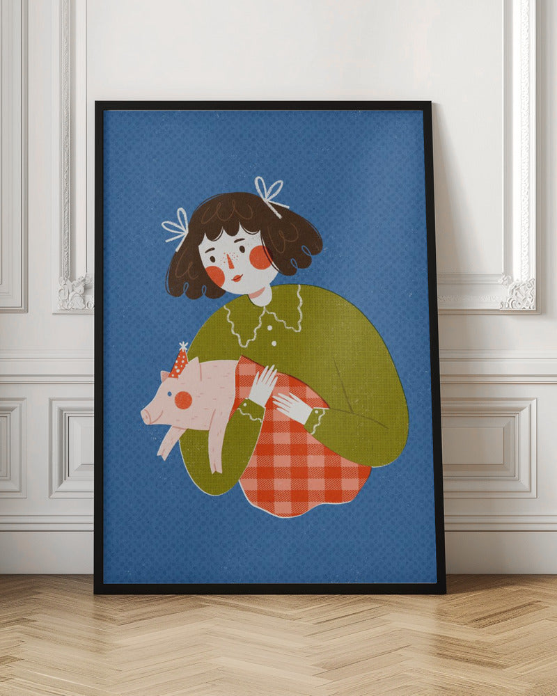 Piggie In Blanket Poster