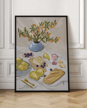 Gin and Tonic In the Afternoon Sun Illustration Poster