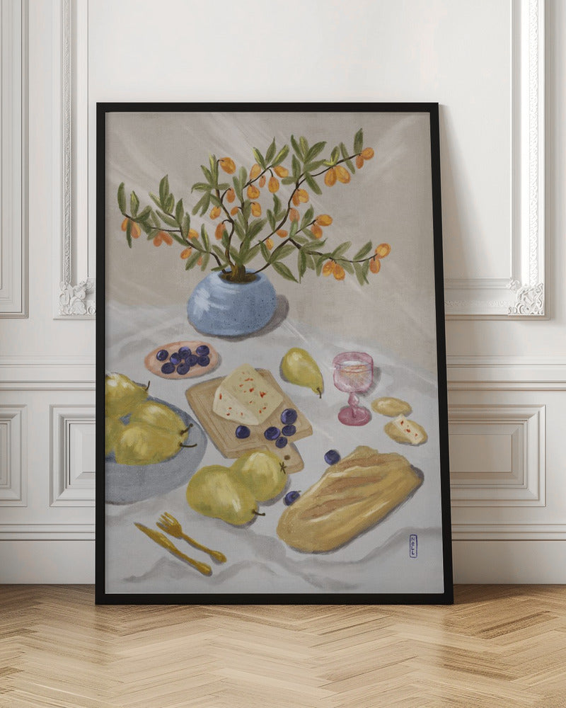 Gin and Tonic In the Afternoon Sun Illustration Poster