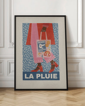 La Pluie French Style Poster