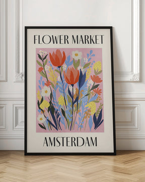 Flower Market Amsterdam Netherlands Poster