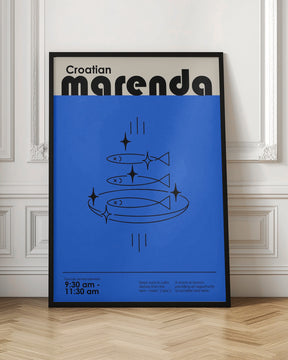 Croatian Marenda Poster