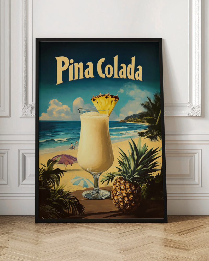 Pina Colada Vintage Poster