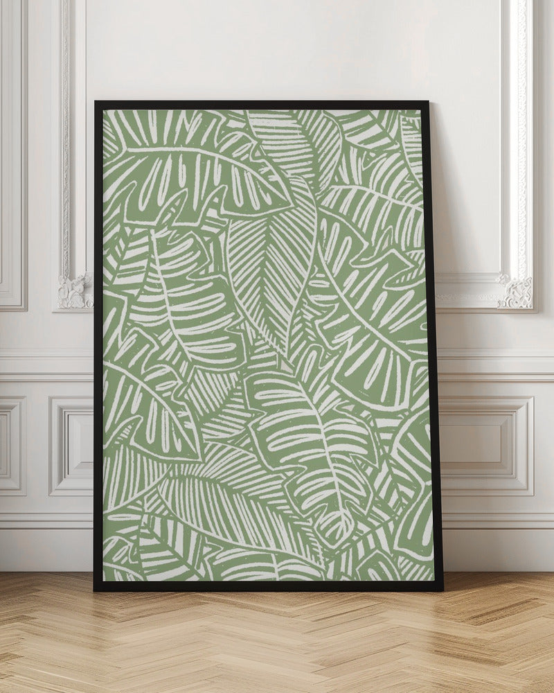 Green Foliage Poster