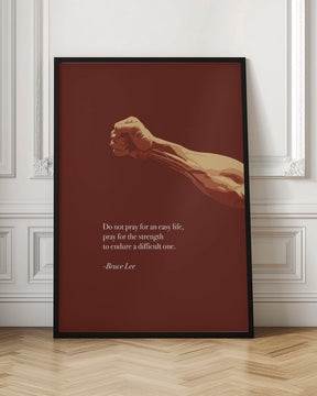 Bruce Lee Quote Poster