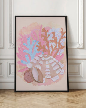 Pink Seashells Poster