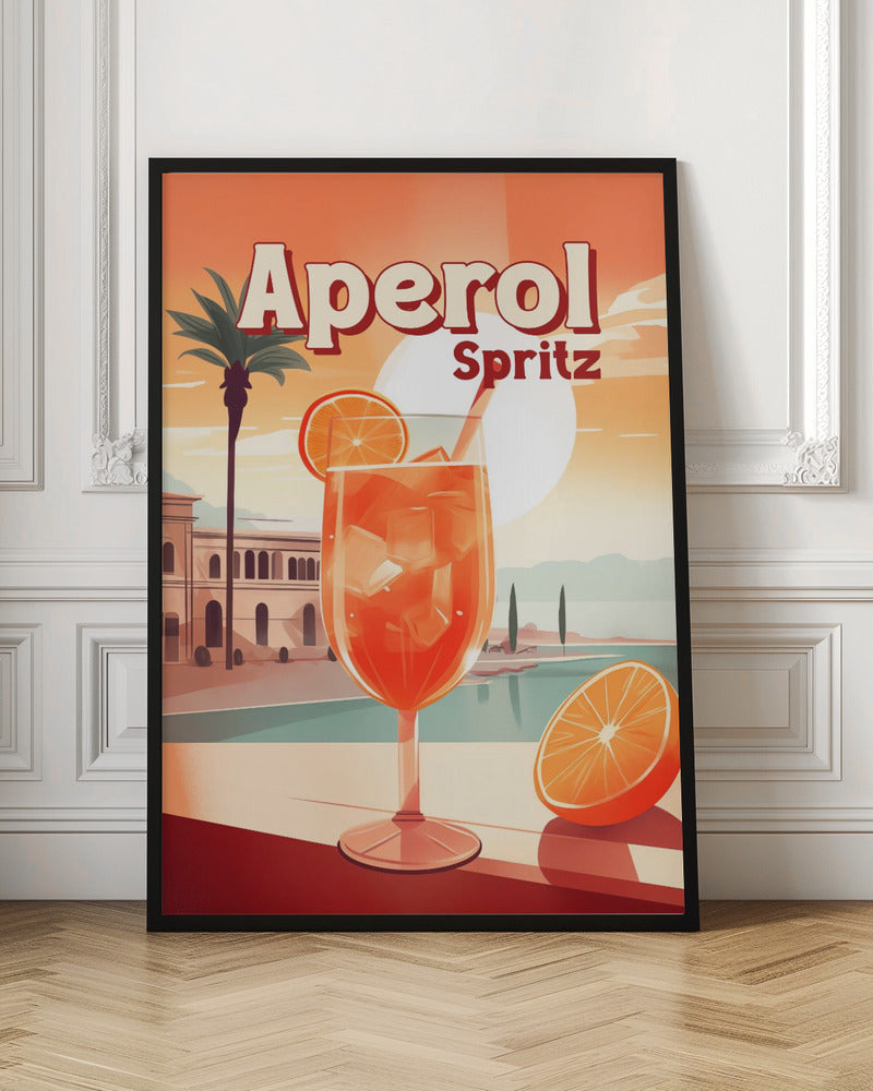 Aperol Spritz Tropical Poster