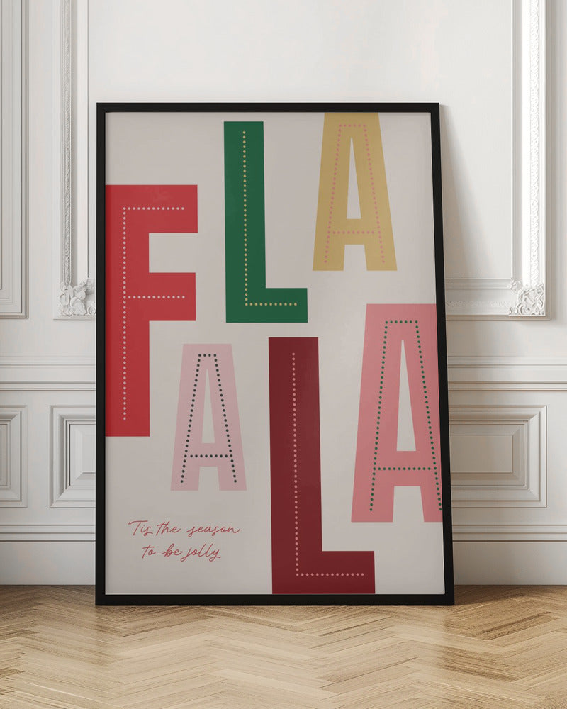 FaLaLa Christmas Season Poster