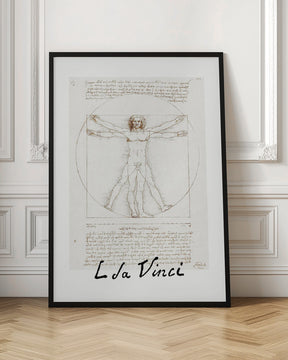 Vitruvian Man Signature Poster