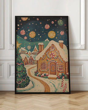 Gingerbread Town Poster