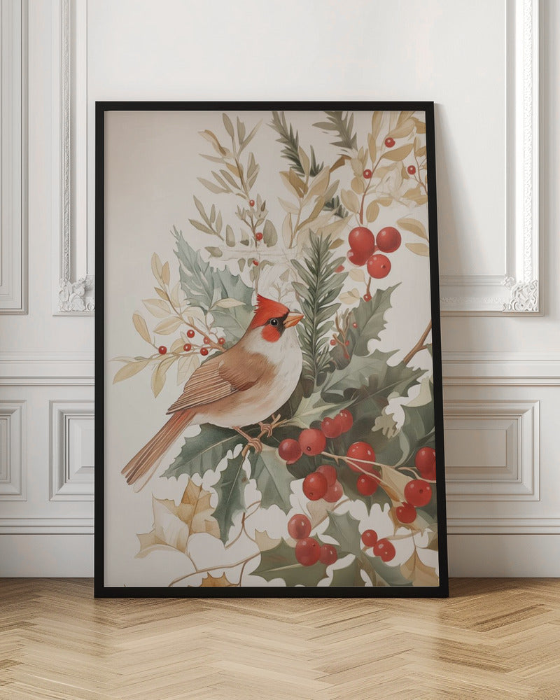 Christmas Bird Poster