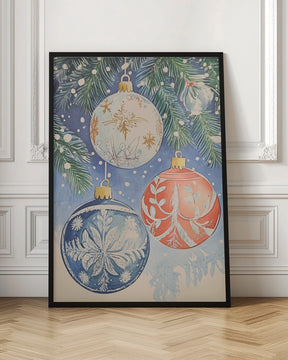 Christmas Ornaments II Poster