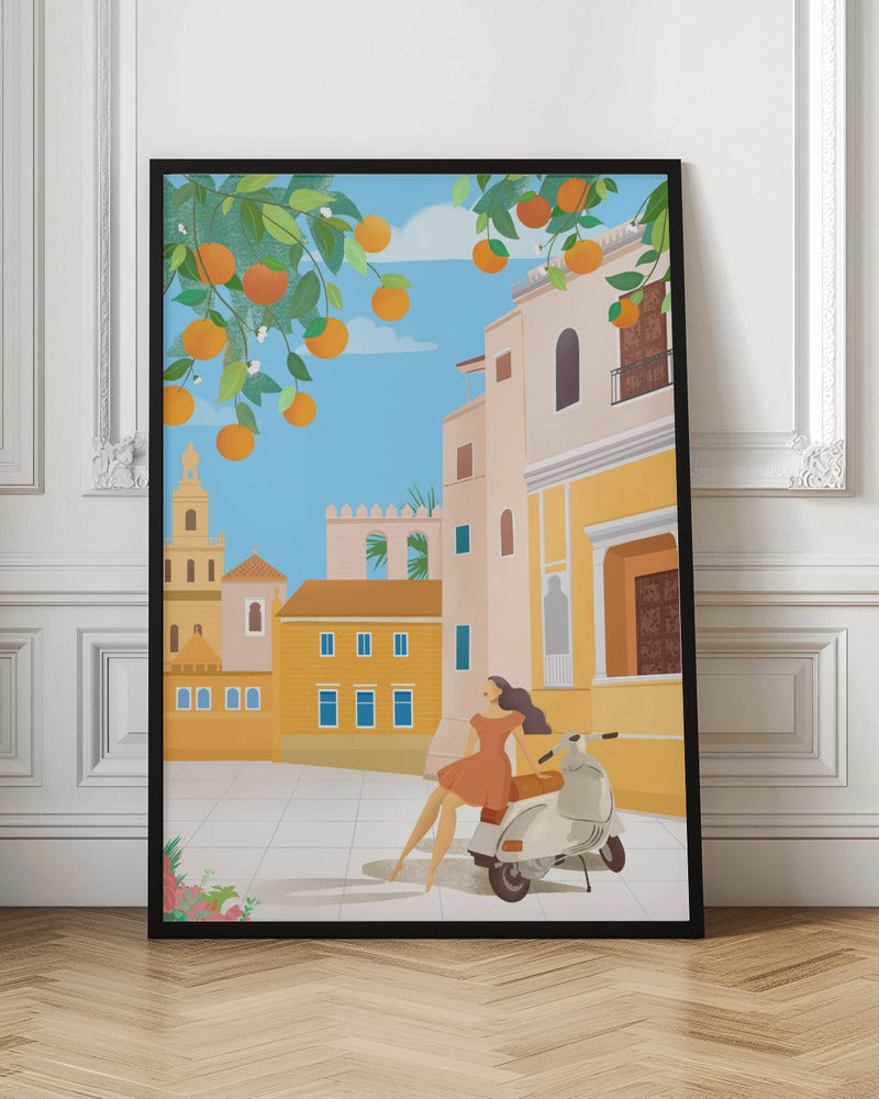 Seville Oranges, Spain Poster