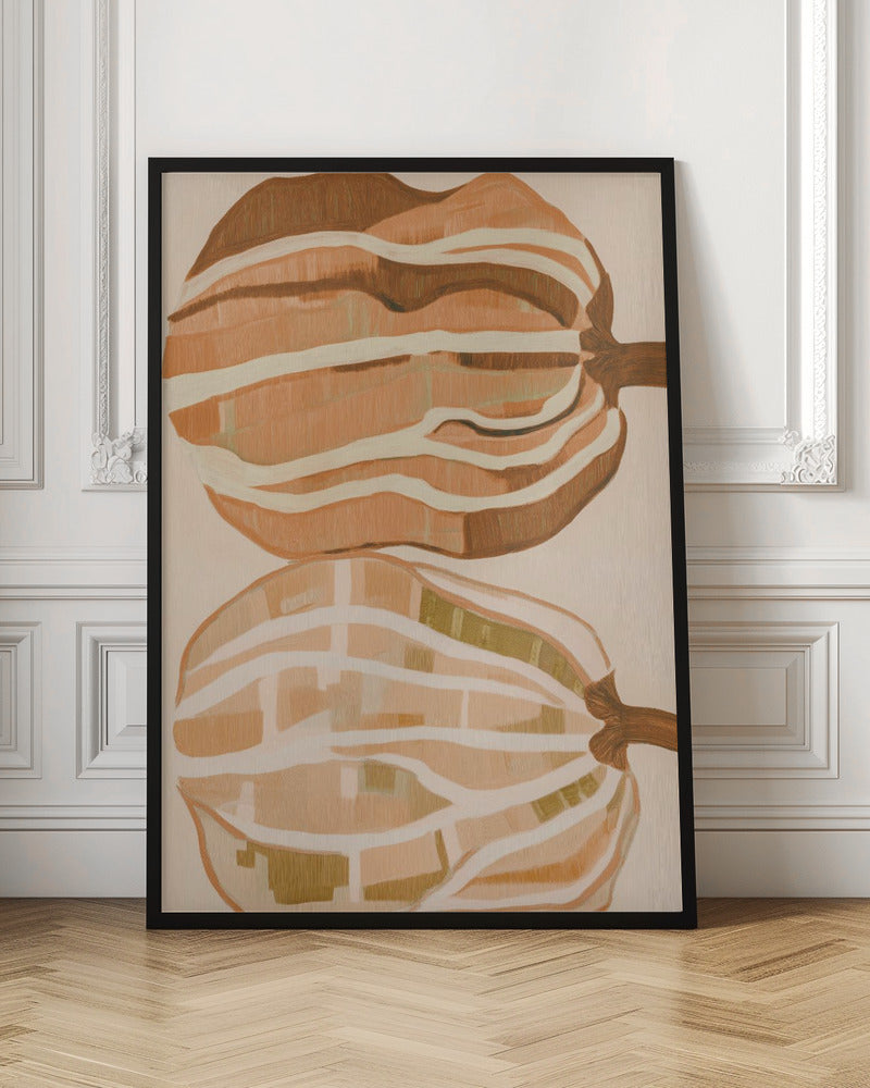 Abstract Pumpkins Poster