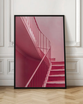 Plum Steps | Architectural Minimalism Poster