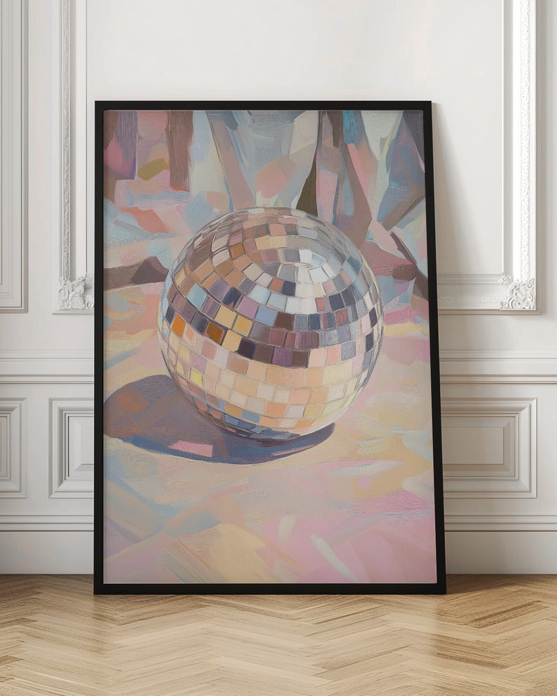 Pastel Disco Ball Poster