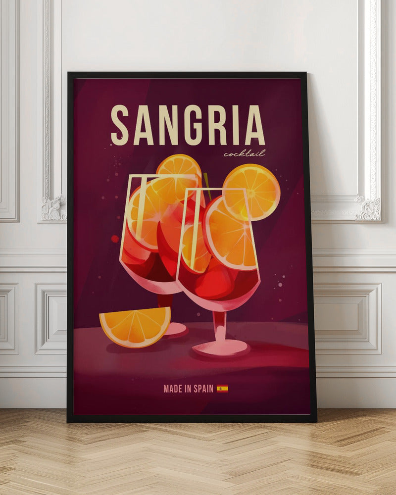 Sangria Cocktail Poster