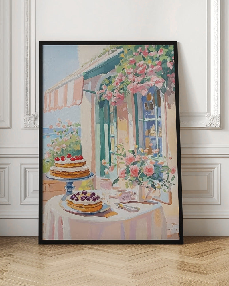 French Dessert Cafe Poster