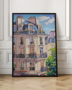 Paris Building Poster