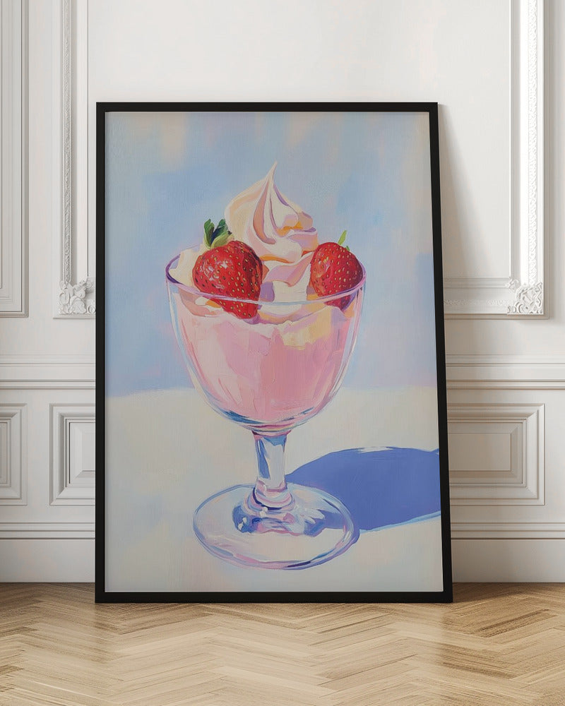 Strawberry Milk Shake Poster
