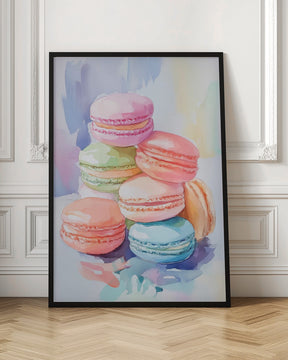 Colorful Macaron Poster