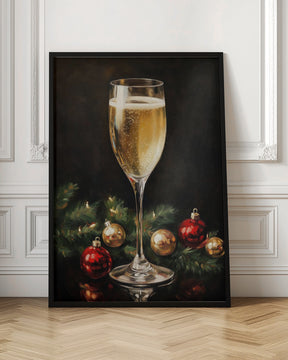 Christmas  Champagne Poster