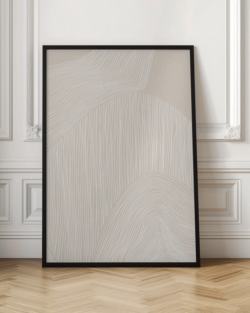 Abstract Line Art Poster