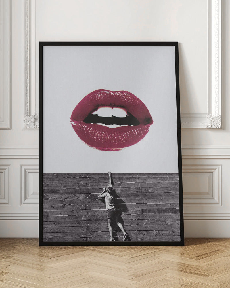 Curious Lips Poster