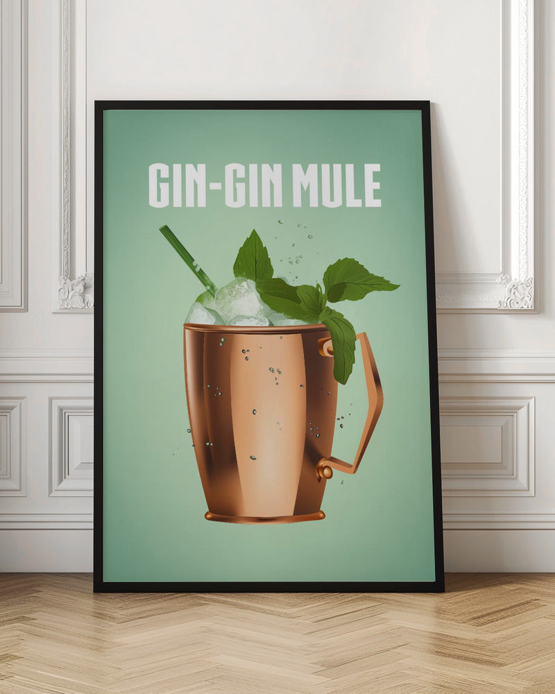 Gin Gin Mule Copper Poster