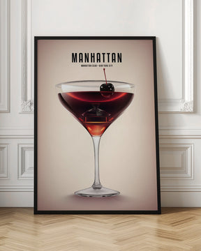 Manhattan Cocktail Poster