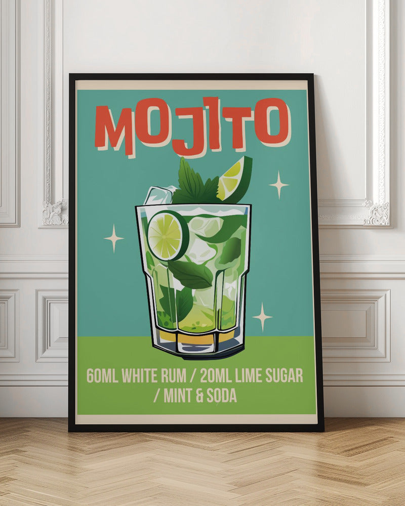 Mojito Cocktail Poster