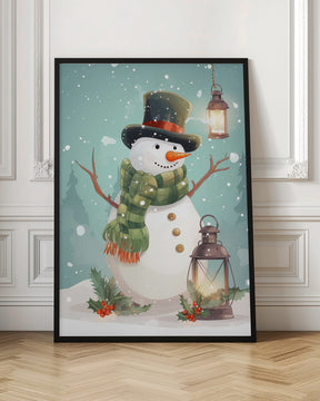 Cute Snowman No 1 Poster