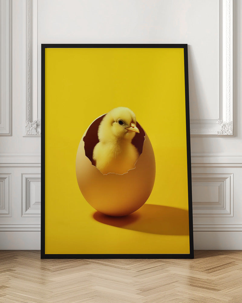 Yellow Chicken Poster