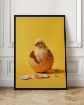 Hatched chicken Poster