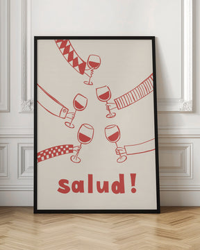 Salud! Wine Party with Friends Poster