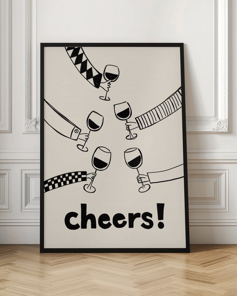 Cheers! Wine Celebration Poster