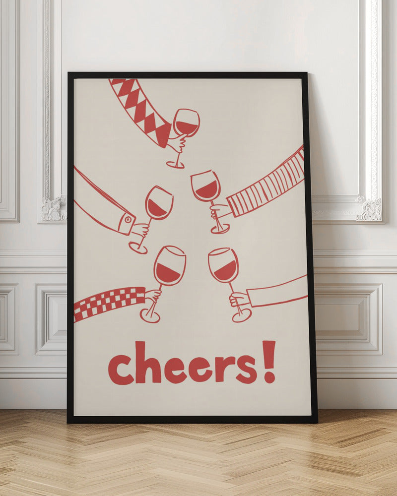 Cheers! Wine Celebration Poster