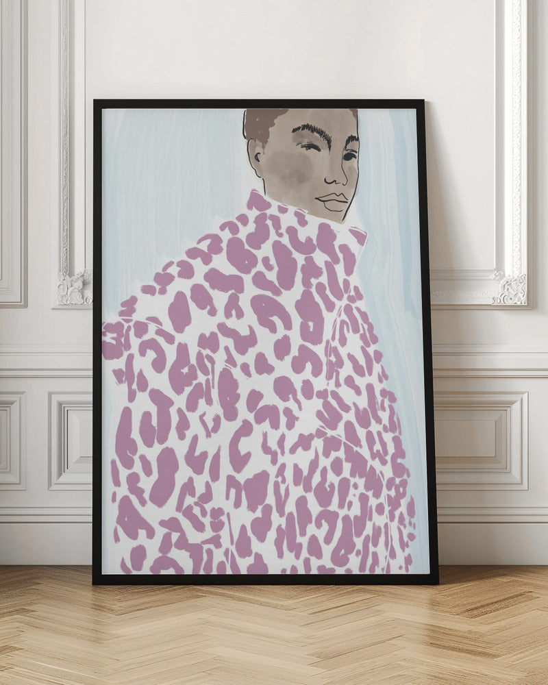 Pink Coat Poster