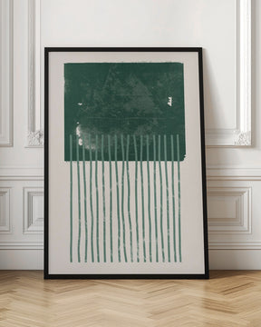 Emerald Square Jellyfish Poster