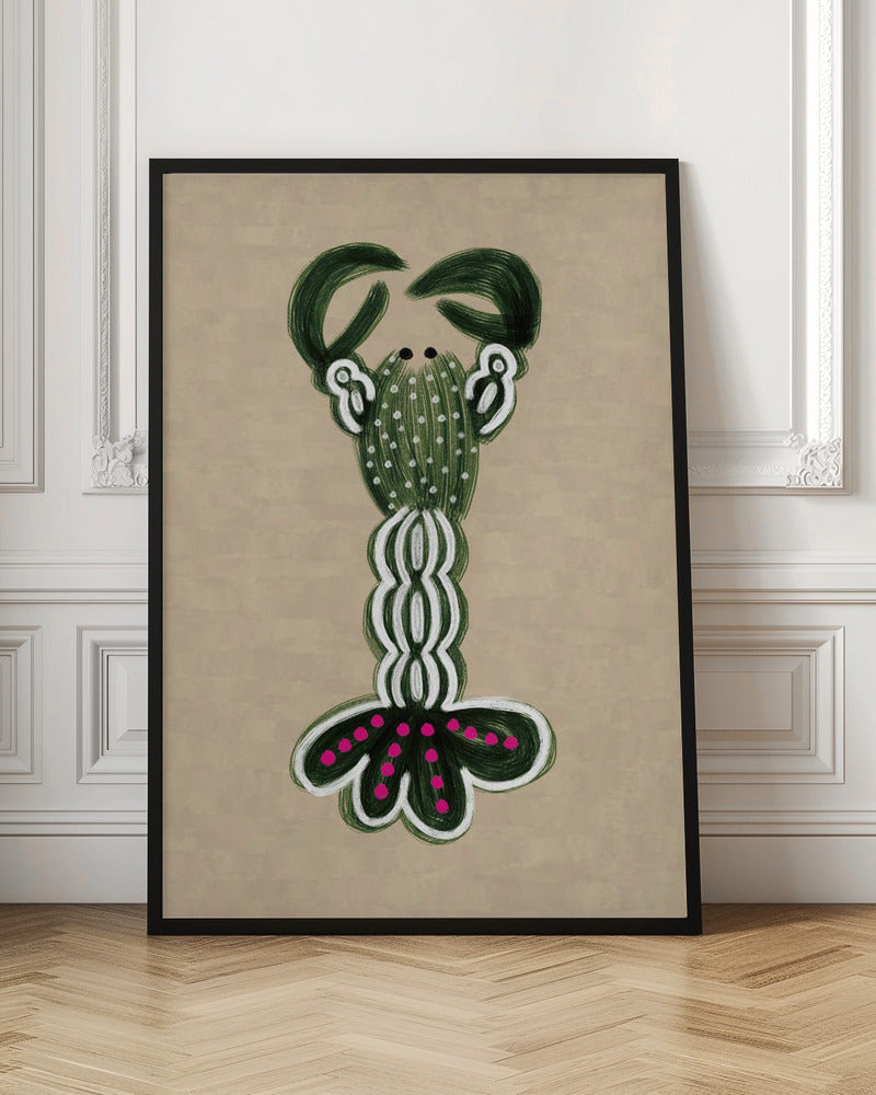 GREEN LOBSTER Poster