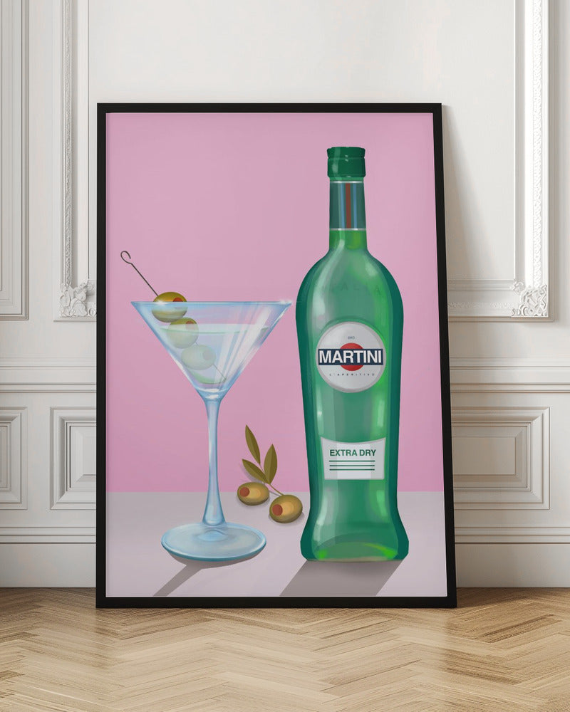 Martini Cocktail Poster