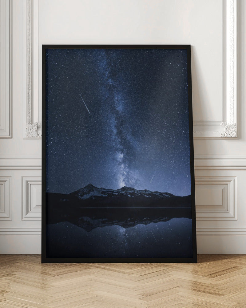 Galaxies Reflection Poster