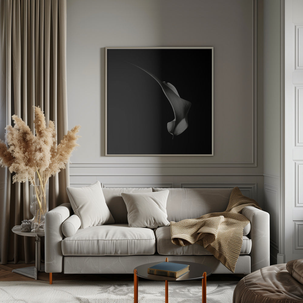 Hummingbird Abstraction (Calla Lily #3) Poster