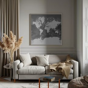 Olson world map Poster