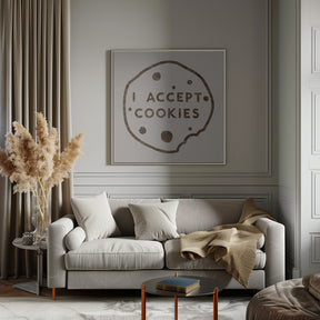 I Accept Cookies Poster