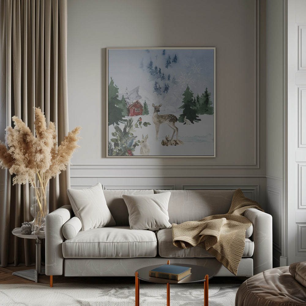 Christmas Morning Poster