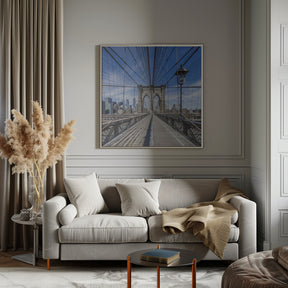 NEW YORK CITY Brooklyn Bridge Poster